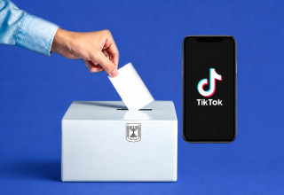 טיקטוק לקראת הבחירות. כללים חדשים ברשת (צילום: AI)