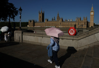גל חום בלונדון (צילום: REUTERS)
