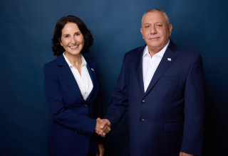 גדי איזנקוט ואושרת גני גונן (צילום: ללא)