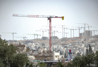 בנייה בירושלים (צילום: יונתן זינדל פלאש 90)