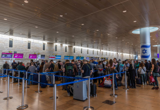 עומס בנתב"ג (צילום: יוסי אלוני, פלאש 90)