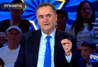 ישראל כ"ץ בתוכנית "הפטריוטים"  (צילום: צילום מסך ערוץ 14)