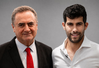 עומרי רונן וישראל כ"ץ (צילום: אבשלום ששוני ופלאש 90)