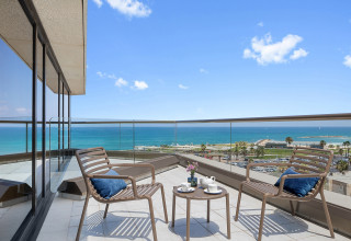 חדרי ה- Premium Terrace במלון דיוויד אינטרקונטיננטל (צילום: אורי אקרמן)