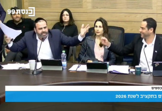 העימות בוועדת הכספים (צילום: צילום מסך ערוץ הכנסת)