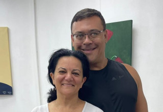 אוולין קריס ואנדרי קוזלוב (צילום: באדיבות המצולמים)