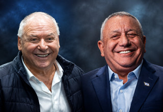 דודי אמסלם, גדי איזנקוט (צילום: פלאש 90)