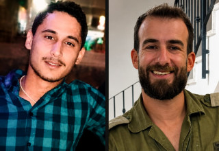 רס״ן (מיל׳) הראל בירנשטוק ז״ל ורס״ם (מיל׳) תמיר וקנין ז״ל (צילום: דובר צה"ל)