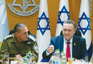 ישראל כ"ץ, אייל זמיר (צילום: אריאל חרמוני, משרד הביטחון)
