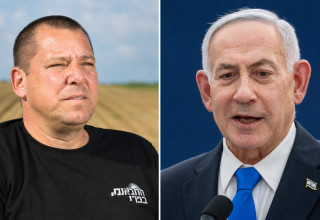 בנימין נתניהו, אבידע בכר (צילום: חיים גולדברג, פלאש 90, לירון מולדובן)