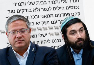 צבי סוכות ואיתמר בן גביר על רקע האיומים של "טרזאן" (צילום: יונתן זינדל פלאש 90,שימוש לפי סעיף 27 א',חיים גולדברג פלאש 90,צילום מסך חדשות 12, צילום מסך רשתות חברתיות)