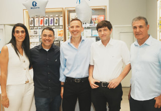 שלמה בנימין, רמי גרינברג, אילן סיגל, איתי שונשיין וכנרת ראובנוב (צילום: יוני ספיר)