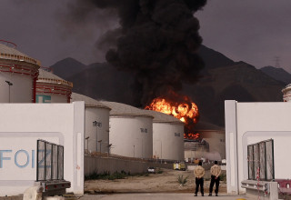 תקיפה איראנית באיחוד האמירויות (צילום: REUTERS/Amr Alfiky)