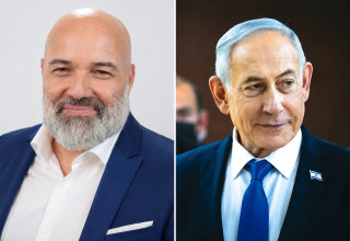 בנימין נתניהו, אורן דוברונסקי (צילום: יונתן זינדל, פלאש 90,צילום מסך רשת X)