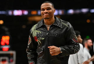 ראסל ווסטברוק שחקן סקרמנטו קינגס (צילום: GettyImages, Paras Griffin)