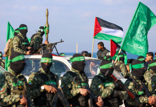 חיילי חמאס בעזה (צילום: gettyimages)