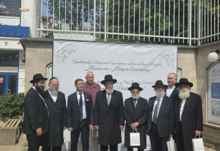 פגישת הרבנים במולדובה (צילום: ג'וש ארונסון)