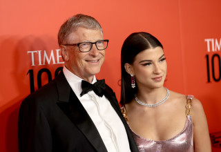 פיבי וביל גייטס (צילום: gettyimages)