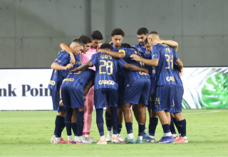 שחקני מכבי תל אביב (צילום: דני מרון)