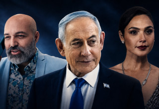 בנימין נתניהו, אורן דוברונסקי, גל גדות (צילום:  יונתן זינדל פלאש 90, קשת 12, רויטרס)