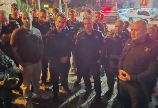 תיעוד מזירת הירי (צילום: דוברות המשטרה)