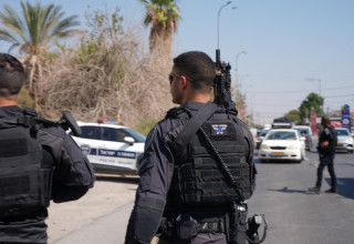 פיגוע בכביש 90 ליד כפר עוג'ה (צילום: משטרת ישראל)