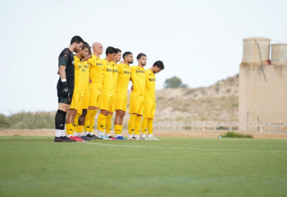 שחקני הרקולס בדקת דומייה (צילום: צילום מסך טוויטר)