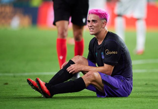 גאבי, שחקן ברצלונה (צילום: Quality Sport Images)