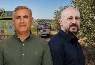 מרואן אבו שאהין וסעאדה סעאדה (צילום: דוברות מד"א,רשתות חברתיות)