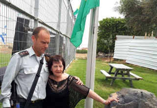 שלומי בינדר וזהבה שאול (צילום: דובר צה"ל)
