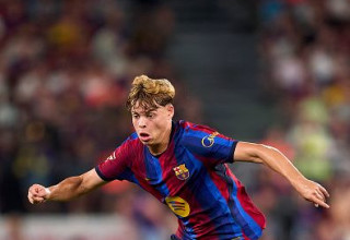 אוריין גורן בפעולה במדי ברצלונה (צילום: Quality Sport Images)