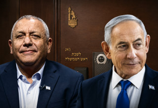 בנימין נתניהו, גדי איזנקוט (צילום: פלאש 90)
