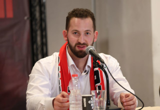 מתן אדלסון הבעלים של הפועל ירושלים (צילום: דני מרון)