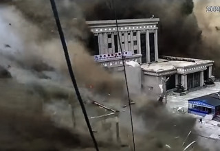 האסון בנפאל (צילום: שימוש לפי סעיף 27א',צילום מסך רשת X)