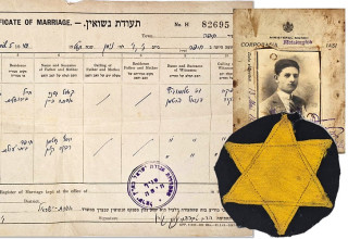 טלאי צהוב כמעט נמכר לאספן פרטי - ואז הגיע פסק הדין (צילום: יוסף הריש)