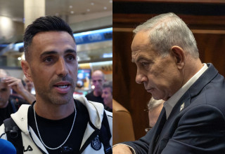 ערן זהבי, בנימין נתניהו (צילום: Getty images)