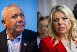 שרה נתניהו, גדי איזנקוט (צילום: מרים אלסטר, פלאש 90,חיים גולדברג, פלאש 90)
