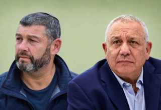 גדי איזנקוט ועופר וינטר (צילום: אבשלום ששוני, פלאש 90,יונתן שאול, פלאש 90)