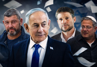 בנימין נתניהו, בצלאל סמוטריץ', איתמר בן גביר, עופר וינטר (צילום: פלאש 90)