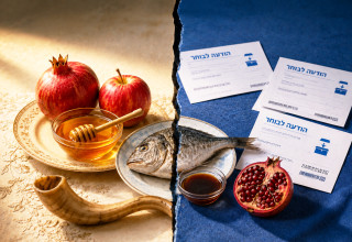 ארוחת חג בצל הבחירות (צילום: AI)