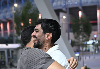 הכי קרוב לטדי. אופיר קריאף בערב הפתיחה (צילום: ליאת אבשלומי)