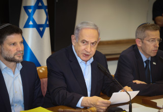 בנימין נתניהו בישיבת ממשלה (ינואר 2024) (צילום: יריב כץ, פול)