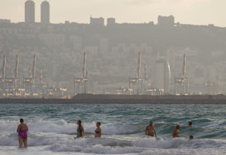 חוף נאות, קריית חיים (צילום: מאיר וקנין פלאש 90)