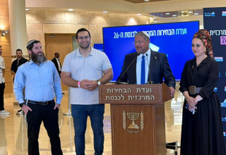 בן גביר בהשקת רשימת עוצמה יהודית לכנסת ה-26 (צילום: ללא)