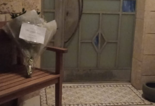 פעילי ימין הגיעו לביתו של עופר וינטר (צילום: רשתות חברתיות)