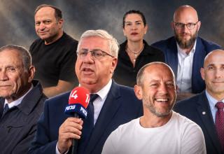 יעקב ברדוגו,  טליק גואילי, אמיר אביבי, דוד פטר ואלישע מדן (צילום: פלאש 90,גילה קפלן,הביטחוניסטים)