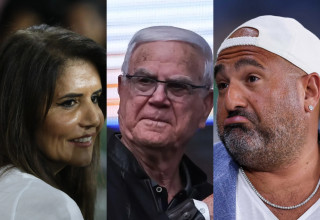 ברק אברמוב, יעקב שחר ואלונה ברקת (צילום: צלמי ספורט1)
