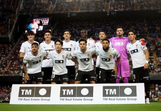 שחקני ולנסיה (צילום: Getty images)