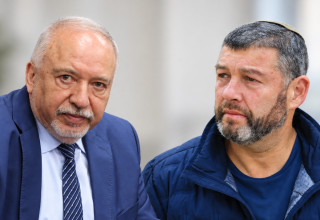 עופר וינטר, אביגדור ליברמן (צילום: מרק ישראל סלם,יונתן זינדל פלאש 90)
