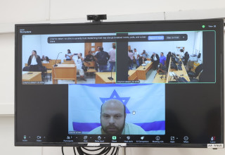יאן שמלא במשפט היום בבית המשפט המחוזי בירושלים (צילום: מארק ישראל סלם)